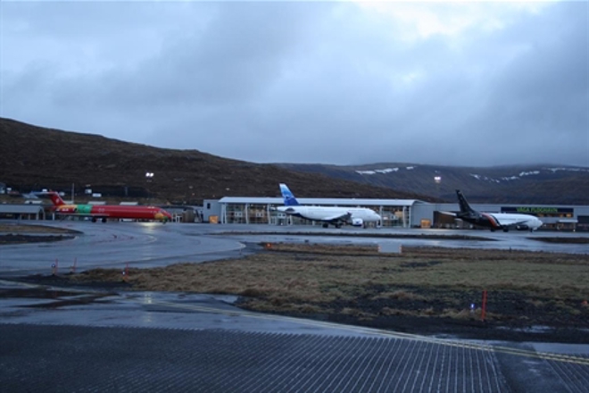 Framburður á flogvøllinum