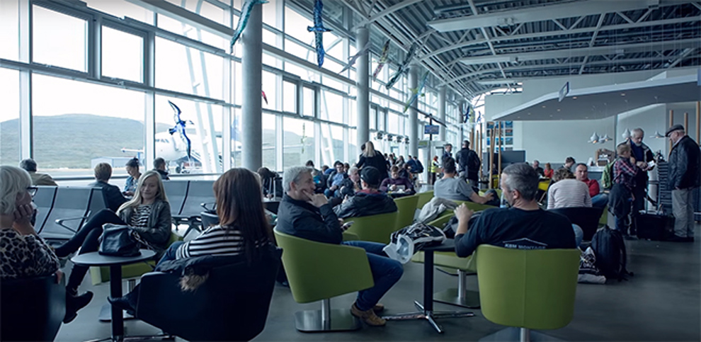 Vága Floghavn lagt út nýggjan film um flogvøllin