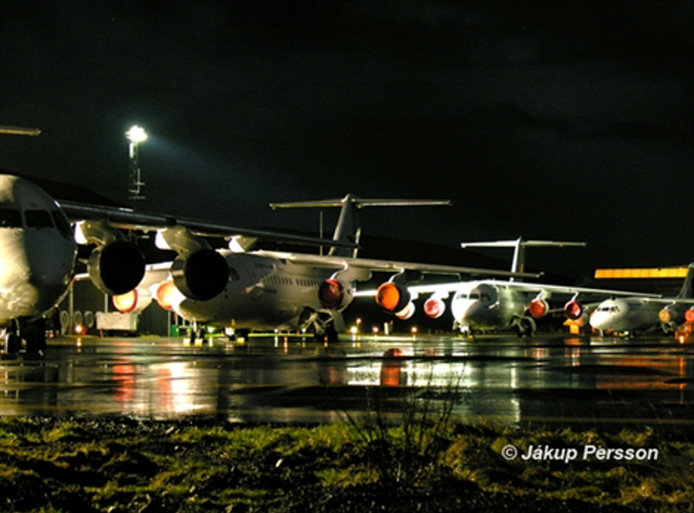 Ferðafólkatalið um floghavnina vaks við 5,3% í 2007