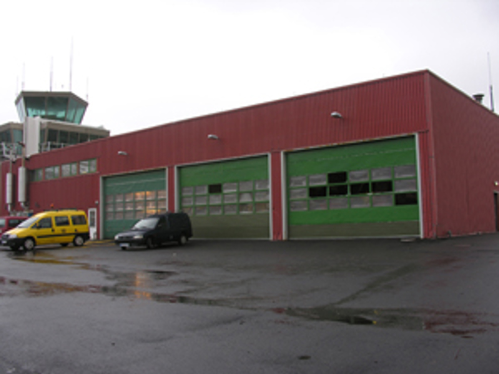 Stormskaðar í floghavnini