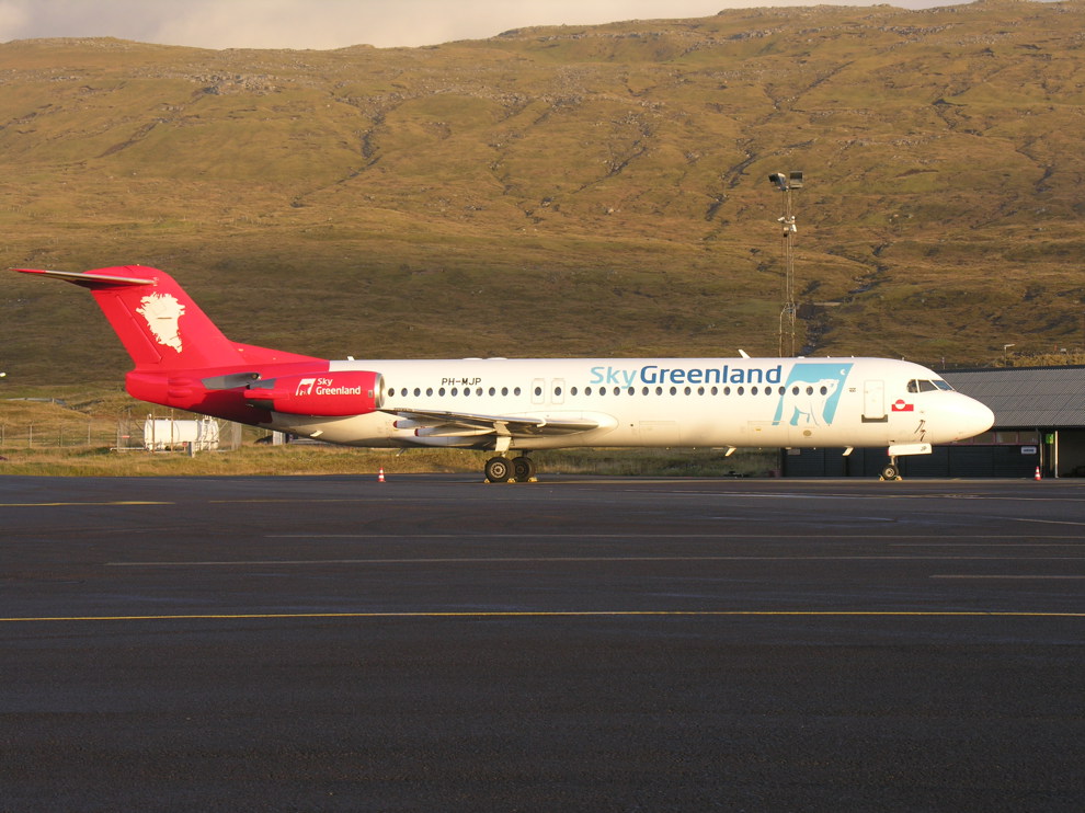 SkyGreenland í Føroyum fyri fyrstuferð